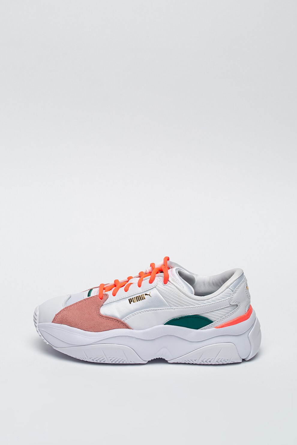 Puma, Pantofi sport de piele ecologica si piele Storm.y